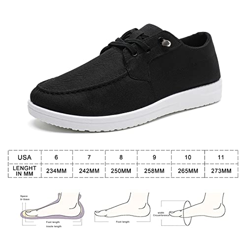 Image of Betrue Lightweight Boat Shoes for Women, Womens Casual Loafers, Womens Slip On Deck Shoes, Breathable Canvas Sneakers for Women