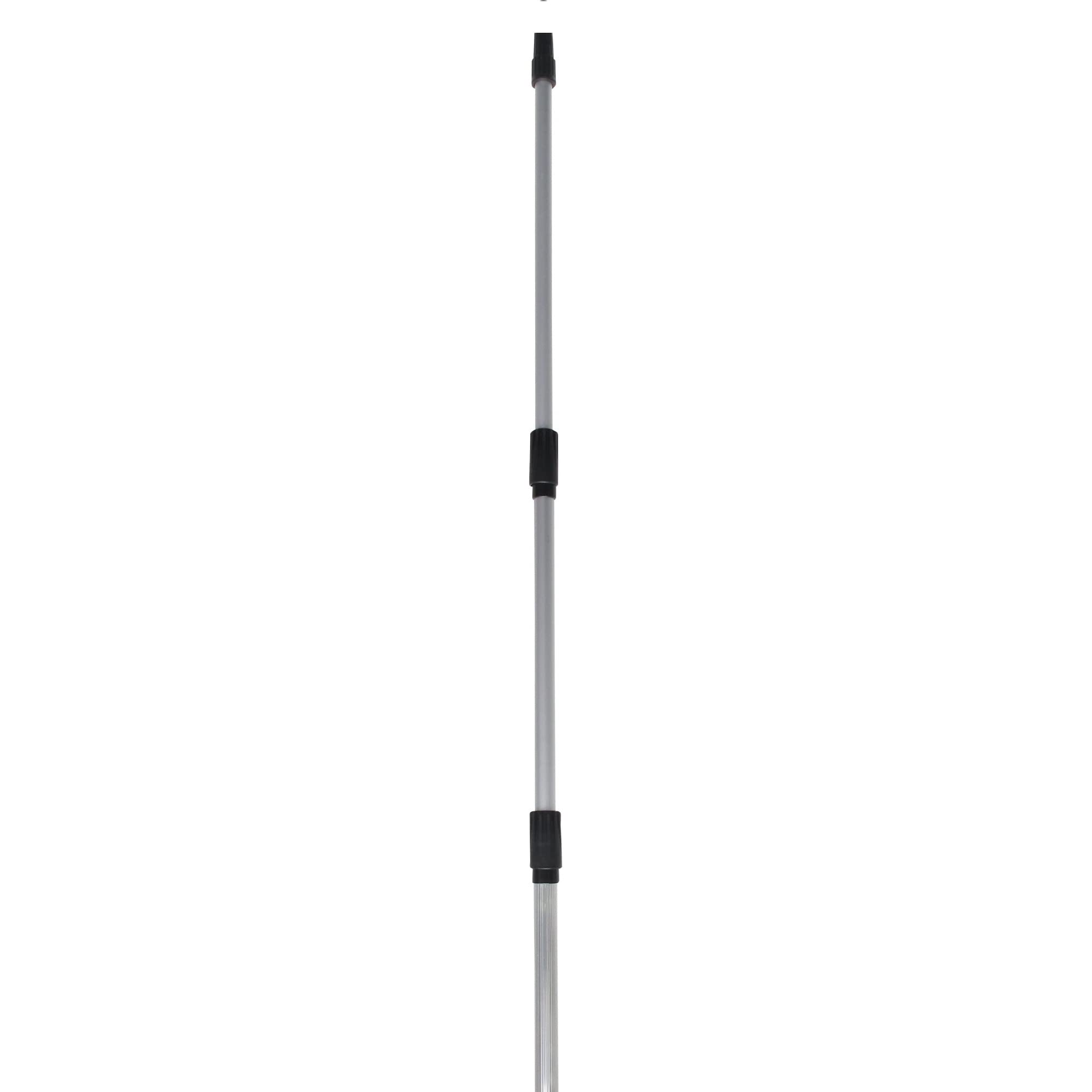 Alu Teleskopstiel 182 cm - 450 cm - Teleskopstange - mit Gewinde und Hülsenaufsatz