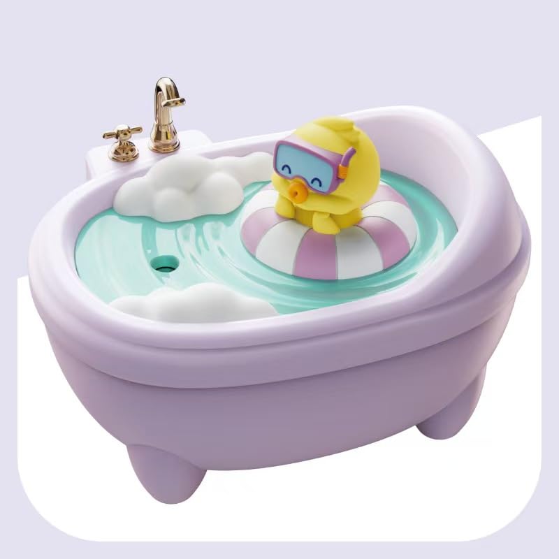 Adorable animal-shaped bathtub humidifier with 7-color LED ambient lighting USB-powered available in four styles suitable for office living