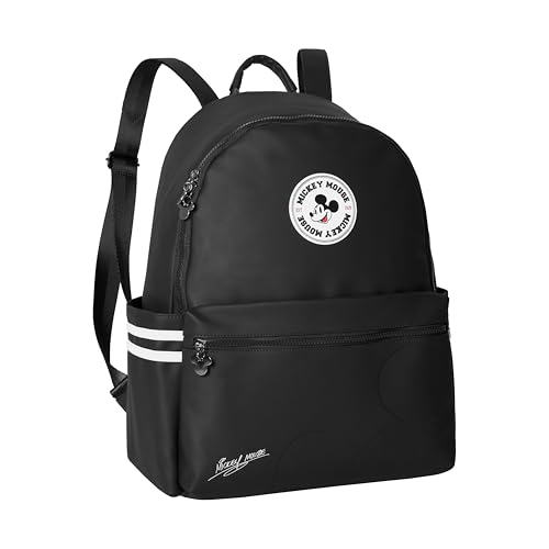 Bolsa Mochila Grande Mickey Mouse Disney Semax com Compartimento para Notebook