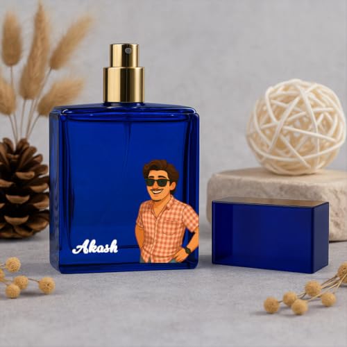 Image of Perfumes (Customized Denver Sporting Club Goal Perfume 60ml | Original Denver EDP for Men | Fresh Spicy Masculine Scent | Personalized Name & Cartoon Artwork Bottle by Love Craft Gifts)