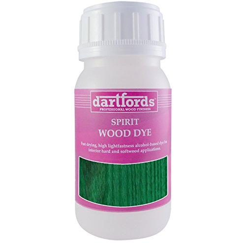 dartfords Emerald Green Interior Spirit Based Wood Dye - 250ml Bottle