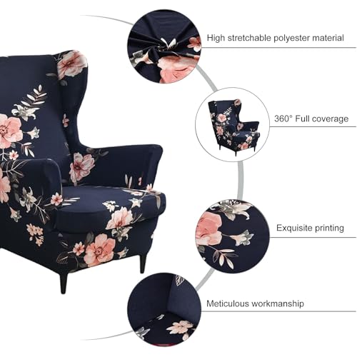 Funda Estampada Sillón Orejero acabado superior modelo Color 4 4