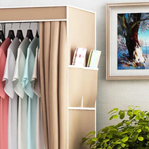 Guarda Roupa Portatil Para Armazenamento de Roupas com Prateleiras Guarda Roupa à Prova de Água e Po