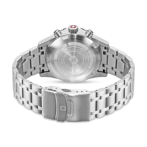 Image of Swiss Military Hanowa SMWGI0003104 - Swiss Made Round Blue Chronograph - Watch for Men