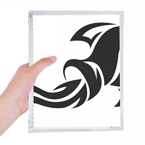 Carnet de notes en spirale rechargeable Verseau - Cahier zodiaque constellation