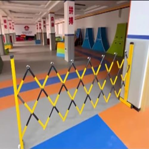 Barrière extensible industrielle pour bloquer immédiatement les accès interdits