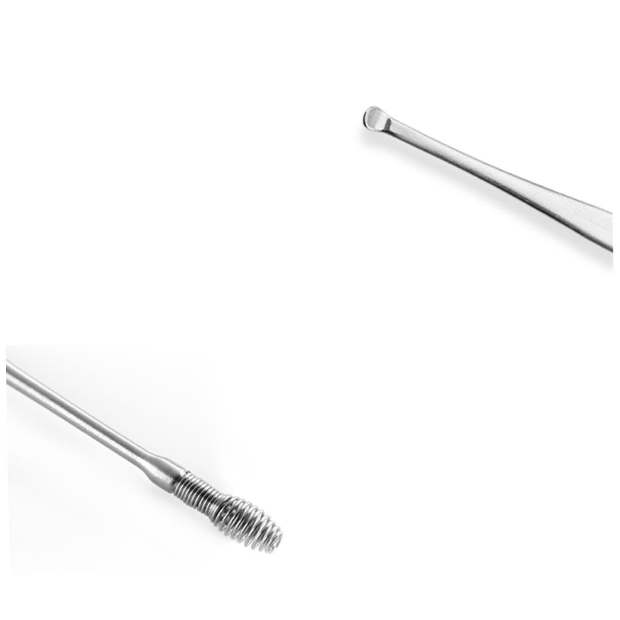 Ipetboom Stainless Steel Ear 8-Piece Set Tweezer Blackhead Extractor for Home Use