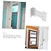 IWOWHERO 2Pcs Door Closer Parallel Mounting Plate Lightweight Reliable Home Door Closer Parts Tool for Easy Installation for Residential Use Garage Doors