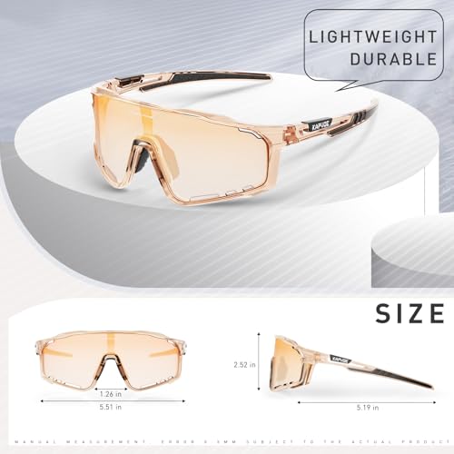 Image of KAPVOE Cycling Sunglasses for Men and Women K76 | TR90 frame for cycling.