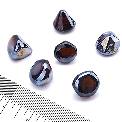 GasSaf Diamanten- Feuerglas für Gas- oder Propangas- Feuerstelle, Kamin und Landschaftsbau, 9 kg, 2, 5 cm (heller Bernsteinglanz)-2