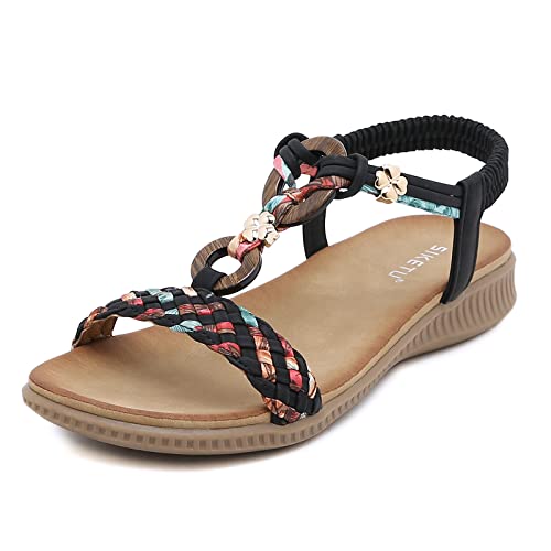 Sandales decontractees de plein air pour femme MACHSWON style sangle en T