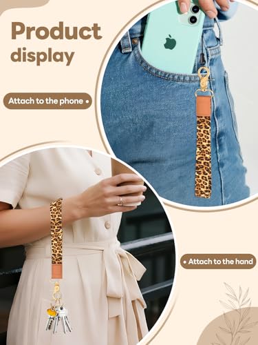 Image of Wristlet Keychain for Women and Men, Key Chain Holder, Wrist Lanyard for Keys