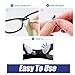 10 Pairs Non-Slip Stick on Nose Pads, Adhesive Silicone Glasses Nose Pieces Pad for Eyeglass Sunglasses(Black)