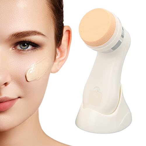 Escova de Massagem Facial Elétrica de Vibração de Esponja Macia Com Cabeça de Substituição, Reutiliz