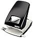 Price comparison product image Leitz Hole Punch, 40 Sheets, Guide Bar with Format Markings, Metal, NeXXt Range, 51380095 - Black