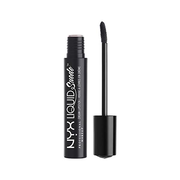 NYX PROFESSIONAL MAKEUP Liquid Suede Cream Lipstick - Alien (Black)