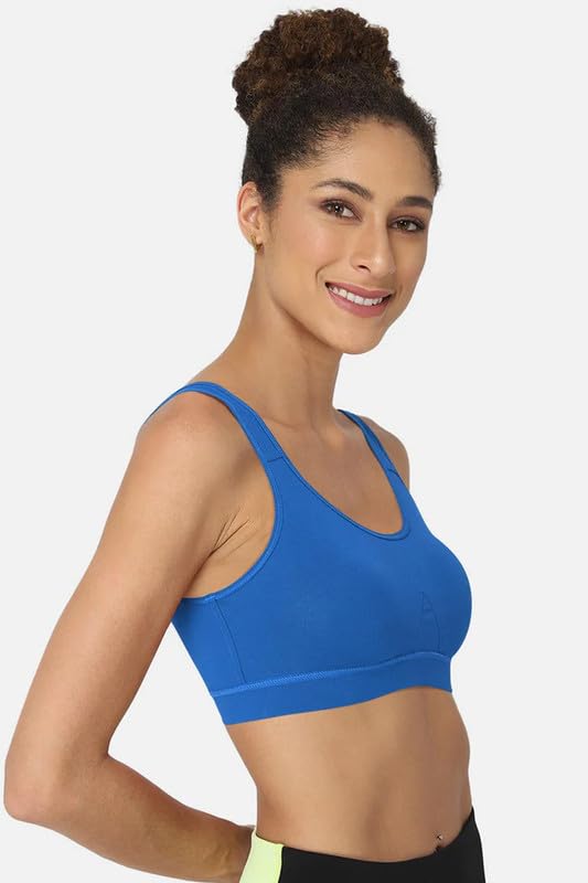 Image of Intimacy Active Sports Bra for Women Medium Coverage, Non-Wired, Non-Padded, Seamless, Stretchable Comfortable Support Activewear for Women