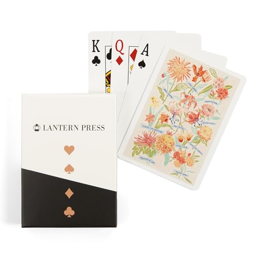 Radiant Blooms, Collage, naipes tamaño póker, 52 cartas