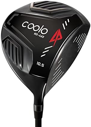 COOLO Golf Drivers for Beginners and Average Golfer, Men&Petite Women, 9.5/10.5/12 Degrees, Right&Left Handed, 460CC(Men, 10.5 Degrees, Right Handed, Black)