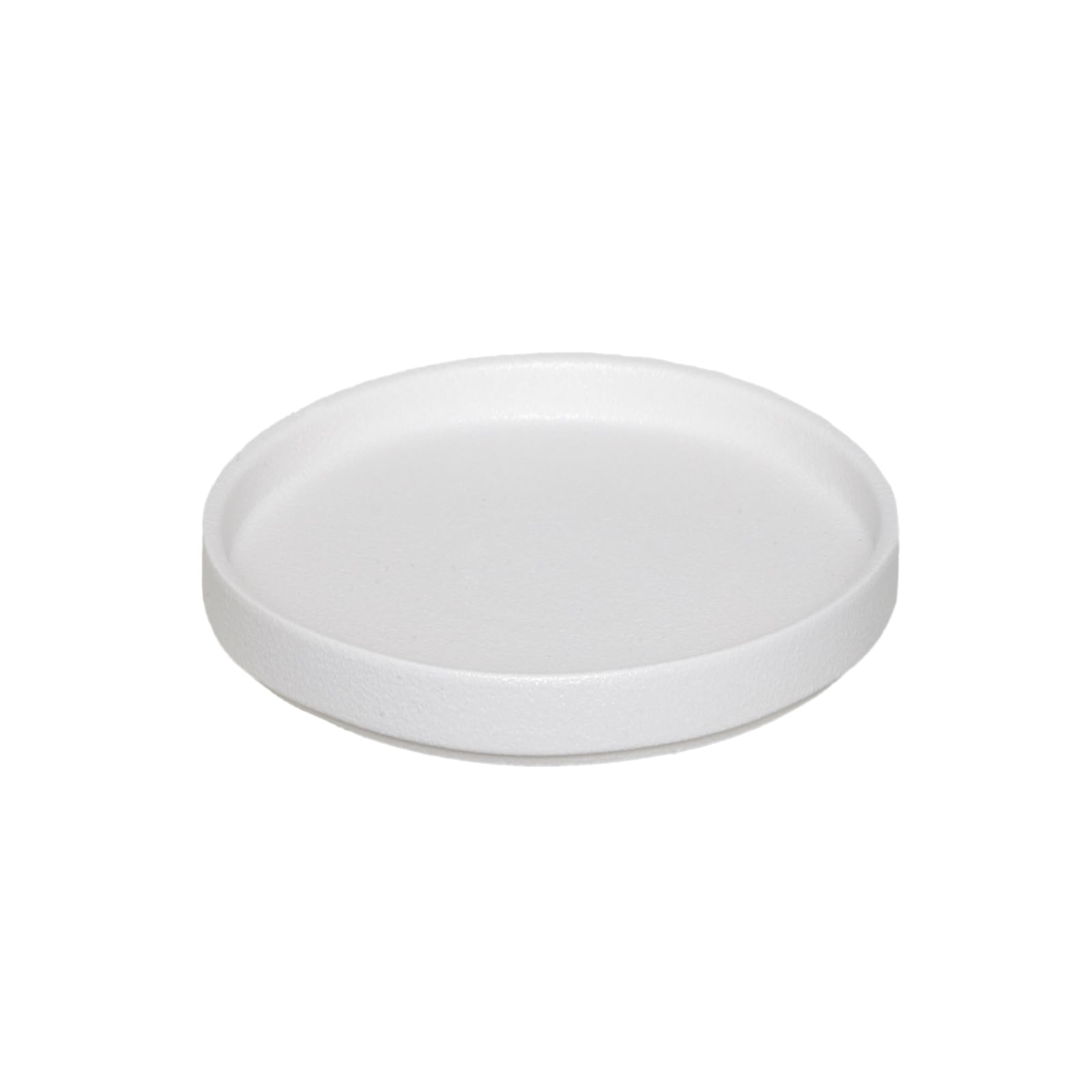 Fzfeiyy Plant Tray for Pots - 9 Inch Ceramic Plant Saucer for Indoors, Plant Water Tray Plant Drainage Dray Decorative Flower Pot Saucer Plant Plates to Catch Water(Frosted White)