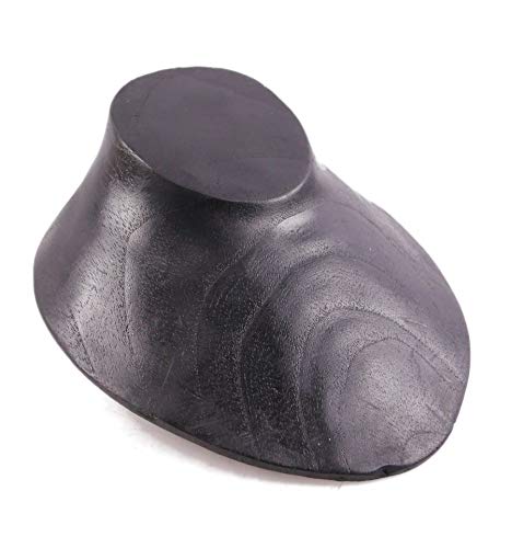 Coco Papaya Buste présentoir à colliers en bois massif noir