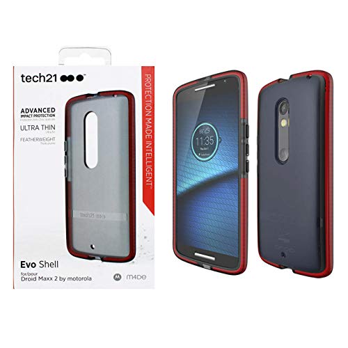 Tech21 Verizon OEM Evo Shell for DROID Maxx 2 - Smokey Red Color (Retail Packaging)