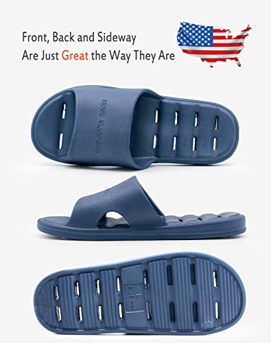 Image of Women's Shower Slipper, Quick Drying Non-Slip Slippers, Bathroom House & Pool Sandals, In-Door Slipper for Gym, Soft Sole, Beige, Size S, M, L, XL