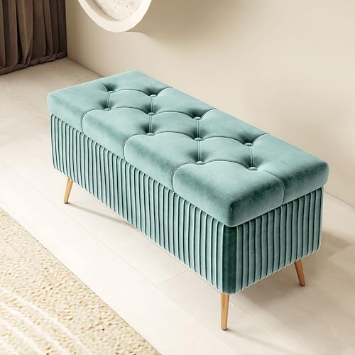 Taburete tapizado para dormitorio reposapiés