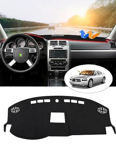 Cartist Dash Cover Custom Fit for Dodge Charger 2008 2019 2010 Accessories Dashboard Cover Mat Non-Slip Pad Carpet Anti-Glare