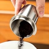 Ideal Swan 51 mm kubek z sitkiem do kawy, dozownik do kawy ze stali nierdzewnej, uchwyt do dozowania kawy, kubek do kawy espresso, akcesoria barista dozownik proszku do ekspresu do espresso