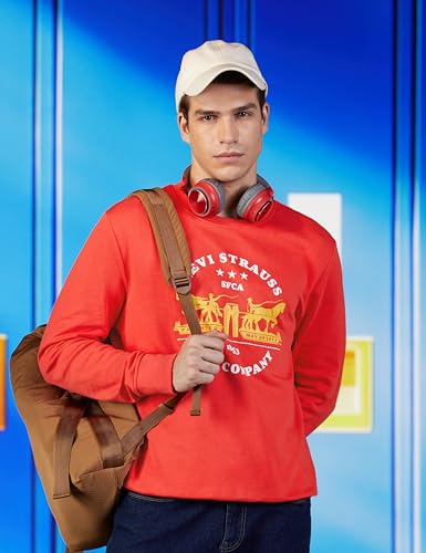 Image of Levi's Men's Cotton Blend Crew Neck Sweatshirt