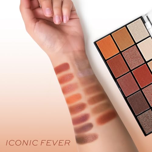 Makeup Revolution | Paleta de sombras de ojos Reloaded | Iconic Fever | 15 sombras | 16,5 g - imagen 3