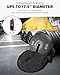 THEFITGUY Weighted Backpack for Gym Weight Plate - for Pushups, Calf Raises, Squats, Wear on Back or Front, Fits Up to 17.5” Diameter, 2.5” Thick Plate, Padded Straps & Secure Buckles - For Home & Gym