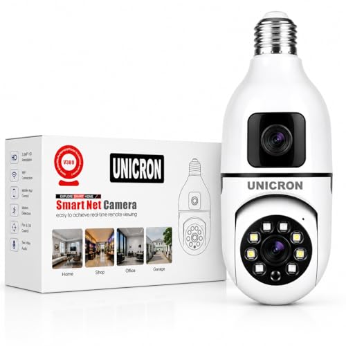 Image of UNICRON CCTV Camera for Home Outdoor & Indoor, 360 WiFi Security Camera