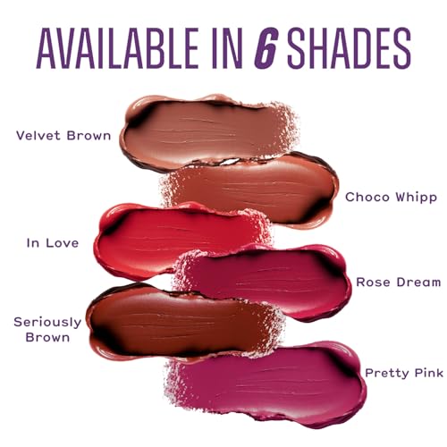 Image of Blue Heaven Ultimatte Whipp Lip Liquid Lipstick Waterproof Infused with Cocoa Butter & Rosehip Oil | Hydrating | Airy Mousse Texture | Soft Matte Finish | Intensely Pigmented | Velvet Brown | 3 ML