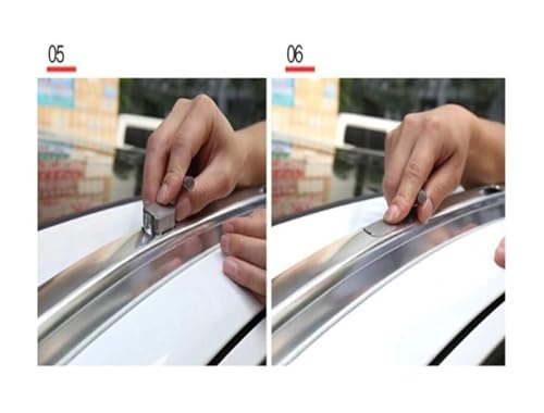 Barras de techo para Mazda CX-9 2018-2025 en aluminio plata 5