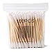 Produktbild sdfghzsedfgsdfg 100 Soft Bag Holzstab Doppelköpfiger Wattestäbchen Sanitärabstrich Beauty Stick Makeup Wattestäbchen Stick