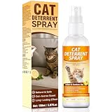 AAROVIBE Spray Répulsif pour Chats 150ml, Spray Dissuasion Chat Intérieur pour Protéger Les Meubles, Canapés & Rideaux Contre Les Grattages, Morsures et Marquages, Sûr pour Les Animaux & Non Tachant