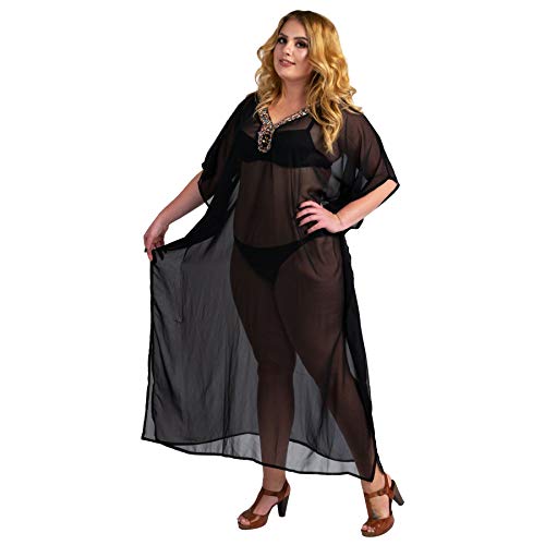 Miss Lavish London Kaftan Mano Ricamato caftani