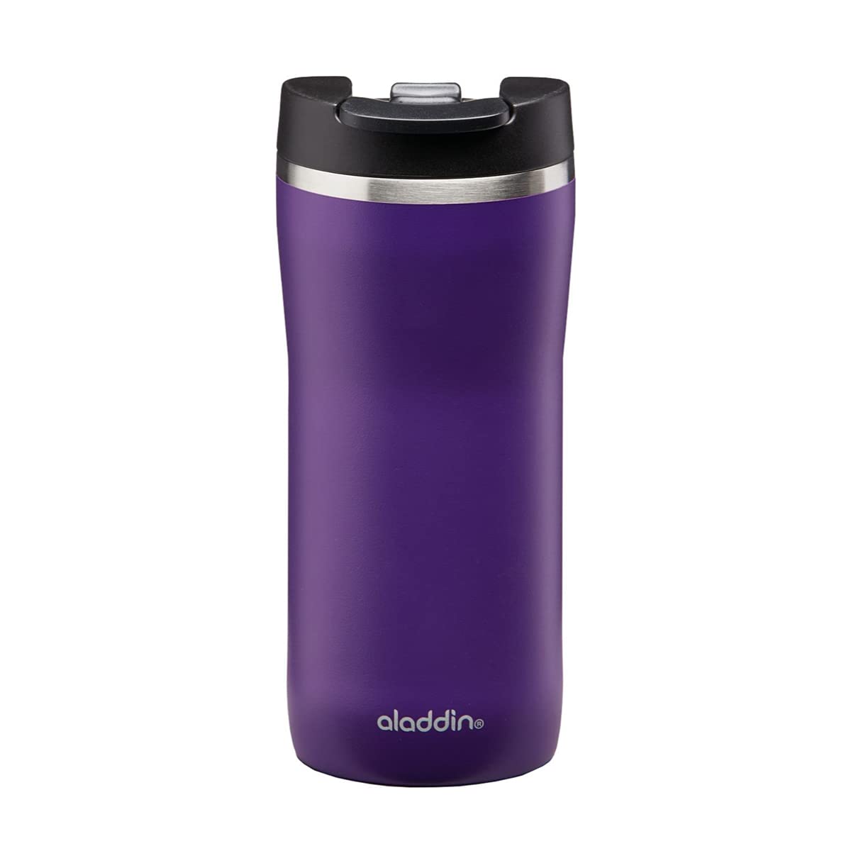 Aladdin Barista Mocca Thermavac Leak-Lock Edelstahl Thermobecher 0.35L Purple - Auslaufsicherer Becher - Kaffeebecher To Go Thermo - Hält bis zu 3 Stunden Heiß - BPA-Frei - Spülmaschinenfest