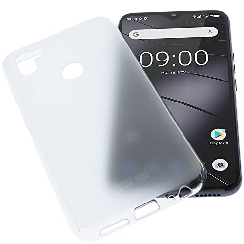 foto-kontor Hülle kompatibel mit Gigaset GS5 Tasche Gummi TPU Schutz Handytasche transparent