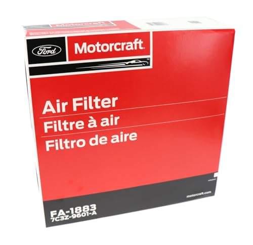 Image of Motorcraft Engine Air Filter - FA-1883 (OE Replacement Part for Ford: 07-26 Expedition /09-26 F-150 /08-16 Super Duty (F-250 /F-350 /F-450 /F-550) and Lincoln: 09-14 Mark LT /07-26 Navigator Vehicles)