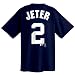 MLB New York Yankees Derek Jeter Youth Name and Number T-Shirt Navy