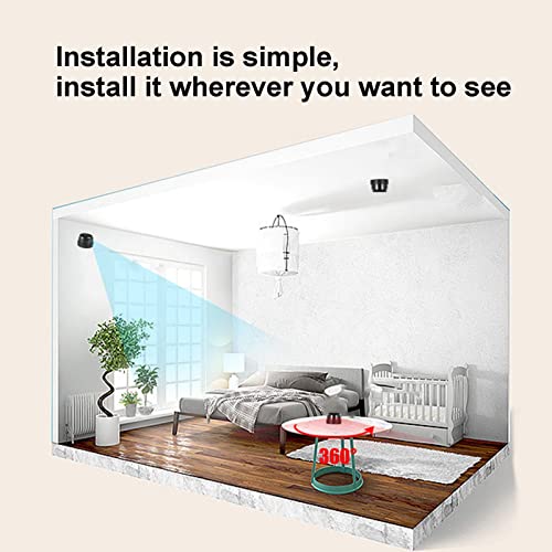 Monitor de bebê,Câmera de Segurança Indoor WiFi 1080P Monitores de Bebê | Monitor de bebê com câmera