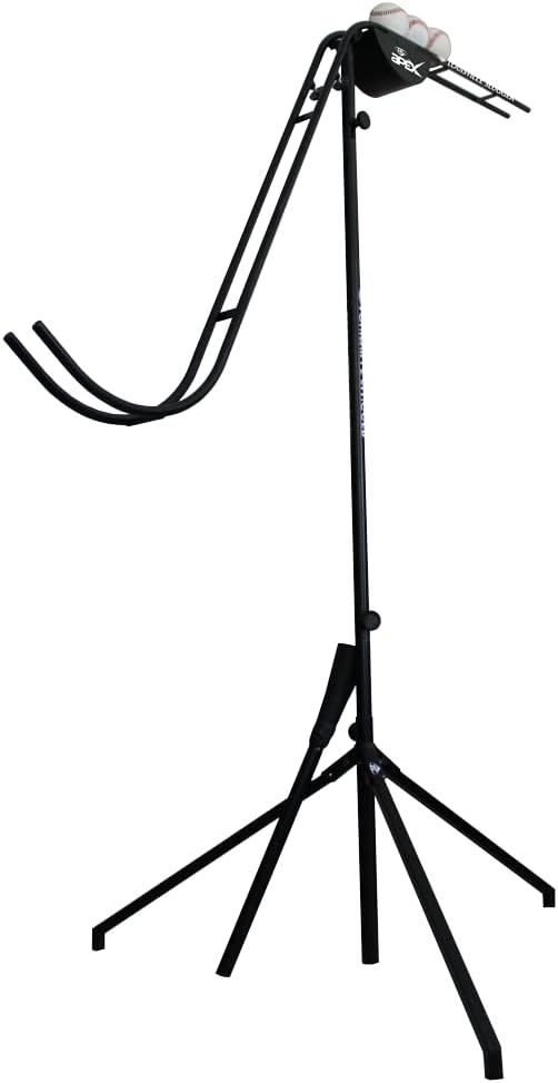 Game Master L60208 Louisville Slugger APEX Soft Toss & Batting Tee Black