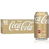 Refresco americano Coca Cola Refresco con gas, Sabor Vainilla - Paquete de 12 x 355 ml - Total: 4260 ml