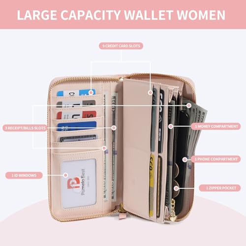 Image of Pomelo Best Wristlet Women Wallet Floral RFID Clutch Purse
