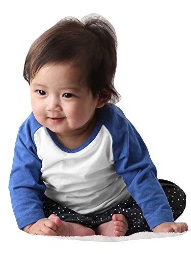 Image of Hat and Beyond Kids Raglan Jersey Child Toddler Youth Uniforms 3 /4 Sleeves T Shirts
