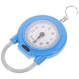 VANZACK Báscula Colgante Portátil Ligera con Resorte para Maletas y Equipaje Diseño Compacto y Mango para Medición Cómoda y Precisa para Viajes y Cocina Modelo Azul